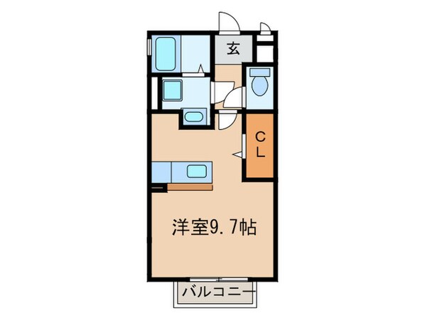 エスポワール大手の物件間取画像